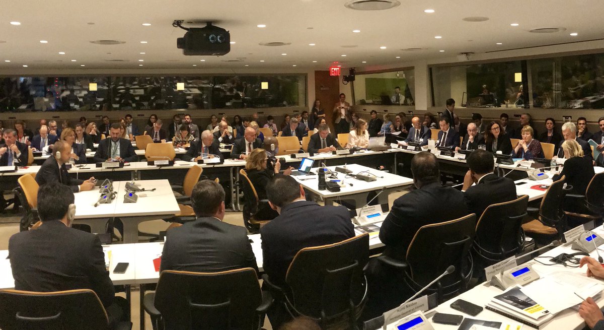 TortureFree's tweet photo. EU Commissioner for Trade @MalmstromEU: ”Today, we come together to say that we will not stand for this trade, not in our countries, or anywhere else in the world. Torture is an instrument of fear and has no place in any society.” #TortureFree #UNGA https://t.co/xP28ZOpAlg