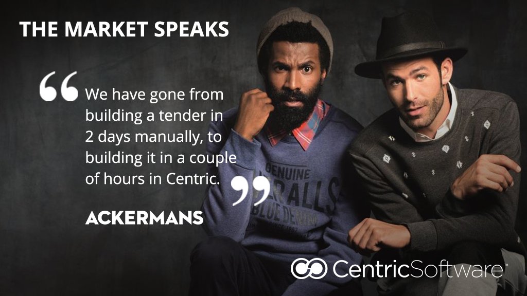 Centric_PLM's tweet image. [The Market Speaks] Hear from our customer @Ackermans, the leading South African value retailer, and discover why they chose Centric&apos;s #cloudPLM to help them synchronize information globally, clear out paper and embrace digital transformation. Watch: youtube.com/watch?v=OvBhMX…