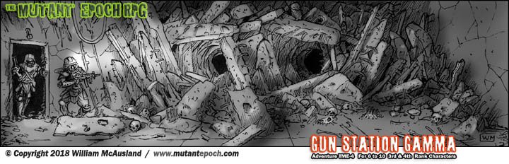 mutantlord's tweet photo. "Hmmm, looks like something's livin' in this partially collapsed area. Better throw a rock into one of them holes."
Interior #art from Gun Station Gamma https://t.co/zvRe7BgFaH by yours truly.
#cave #cavecollapse #ruins #postapocalyptic #mutantepoch #rpg #tabletop #roleplaying https://t.co/KA021PozYI