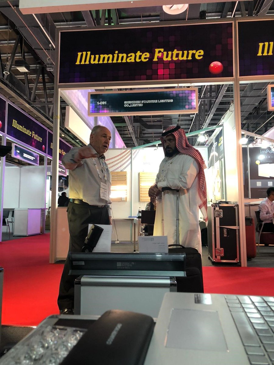 GreenFrogSystem's tweet image. DAY 2 - @lightMEOfficial conference 2018. @GreenFrogSystem are attracting keen interest from industry leaders seeking a high-quality solar lighting product, that can operate reliably in very demanding environments. 
#lightME #conferences #solarlight