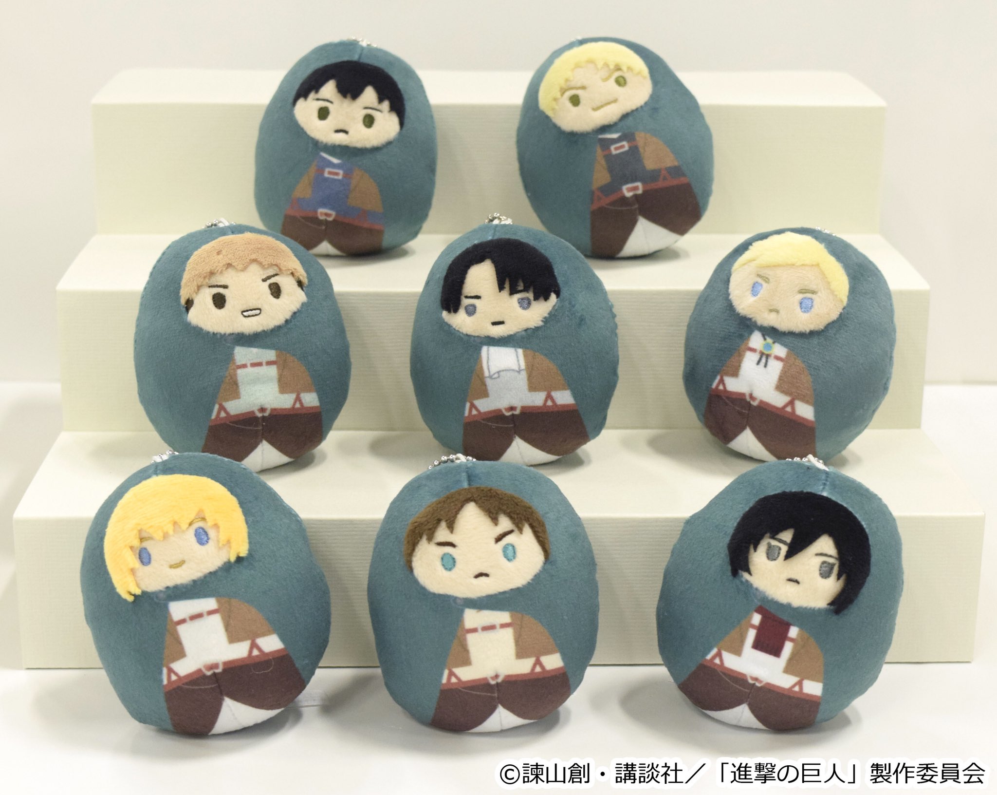 進撃の巨人 エレン おてたま ぬいぐるみ マスコット