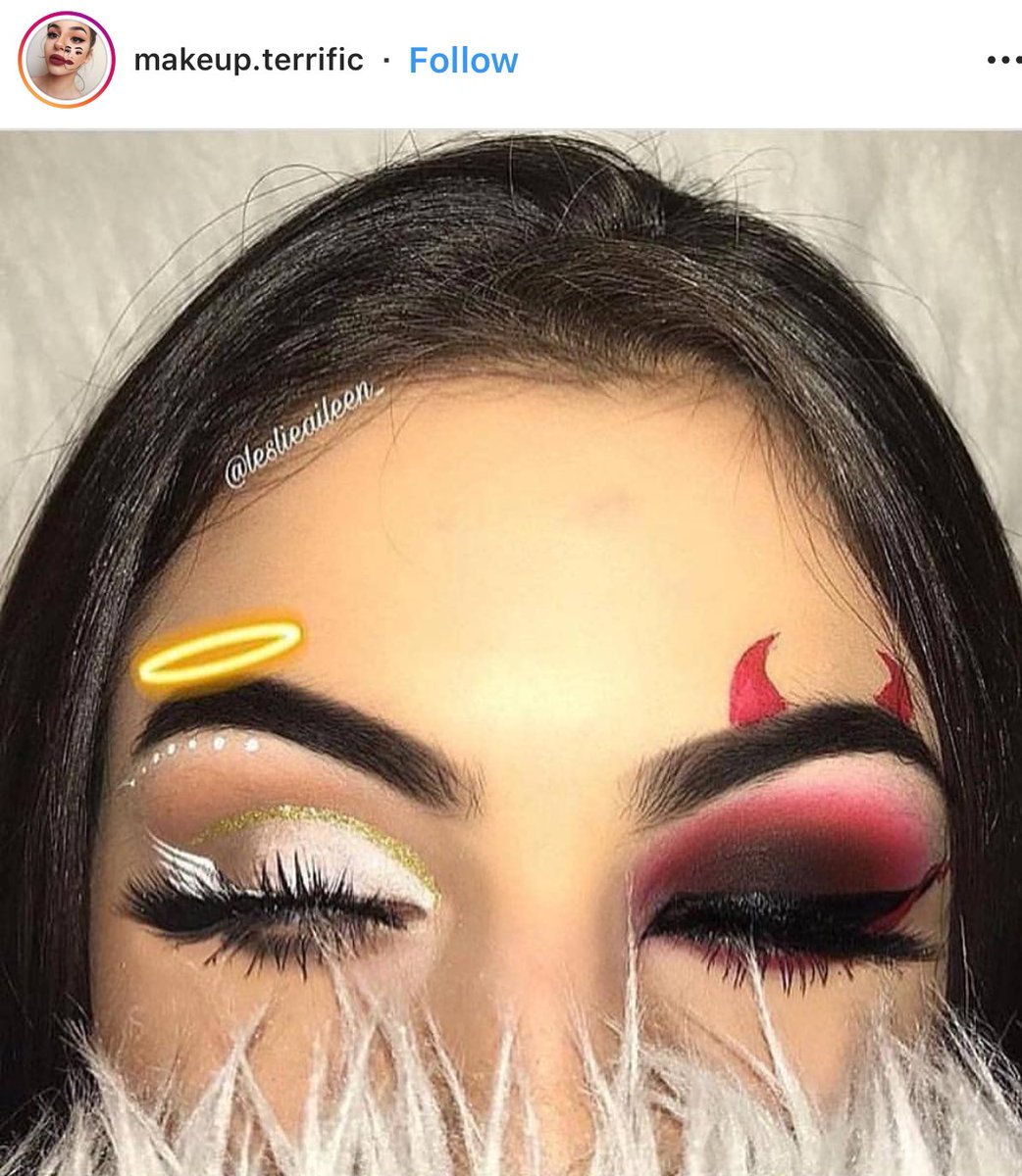 Mini9410's tweet image. #HalloweenIdeas #Makeup #Creative #Costume