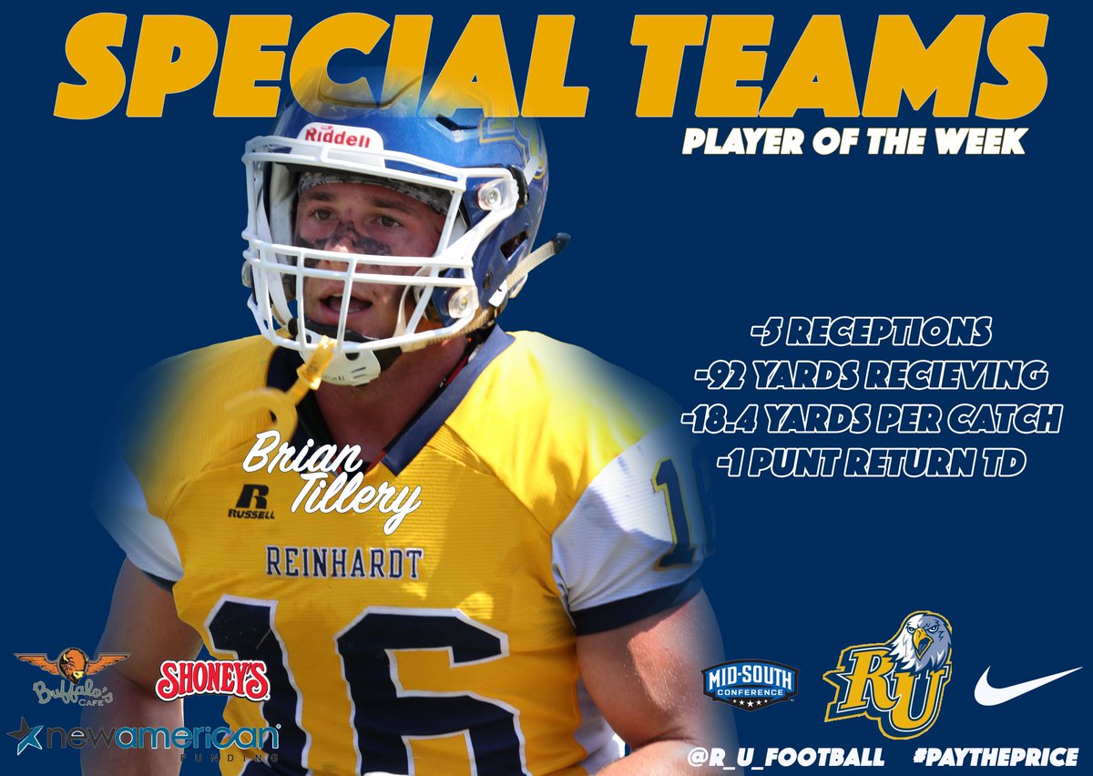 Reinhardt Football tweet media