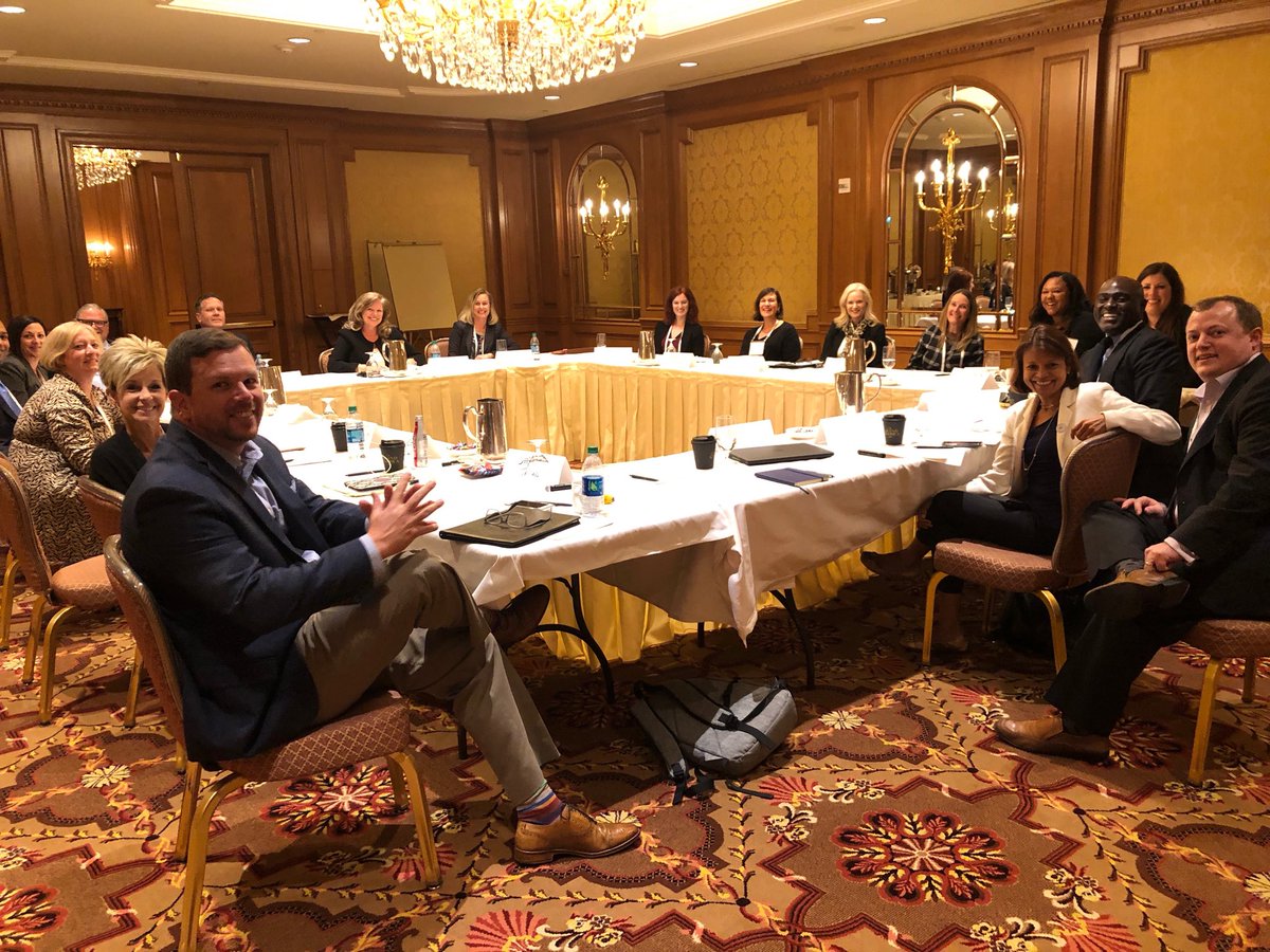 AbbySalameh's tweet photo. The marketing and growth council burning some brain cells in our meeting ⁦@FSIwashington⁩ #fsiforum18 https://t.co/S8Wet4WcT0