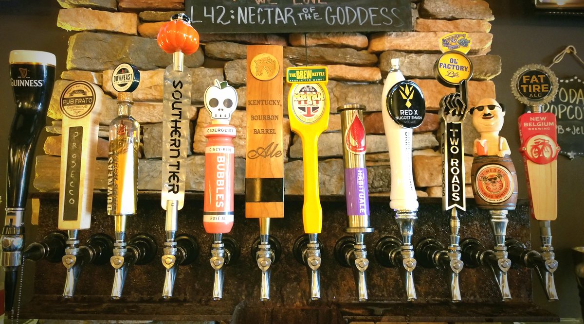 PubFrato's tweet photo. Welcome to our craft tap lineup Brim Kitchen + Brewery's Red X Nugget Smash! 🍻
#LoveThisLineup #DrinkLocal #LocalCraft #MeetEatDrink #BrimKitchenAndBrewery https://t.co/PFJKT6Sqdk