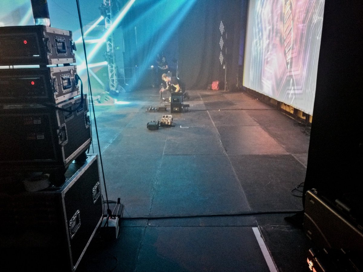 Our pyro crew have taken over the stage. Get ready for launch! #BathFW18 <a href="/thesubath/">The SU Bath</a>