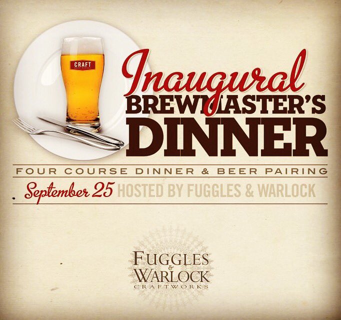 fugglesbeer's tweet photo. Hey Kelowna~ we’re coming to visit! @CraftKelowna is having their 1st Brewmaster’s Dinner on Tues, Sept 25th 🍽🍺 Dan ‘Fuggles’ will be on site. It’s too late to get tickets (they’re sold out) but our beers are always on tap.
#fuglife #kelownabc #fugglesinthehouse #dinnerpairing https://t.co/4mQRolTjIX