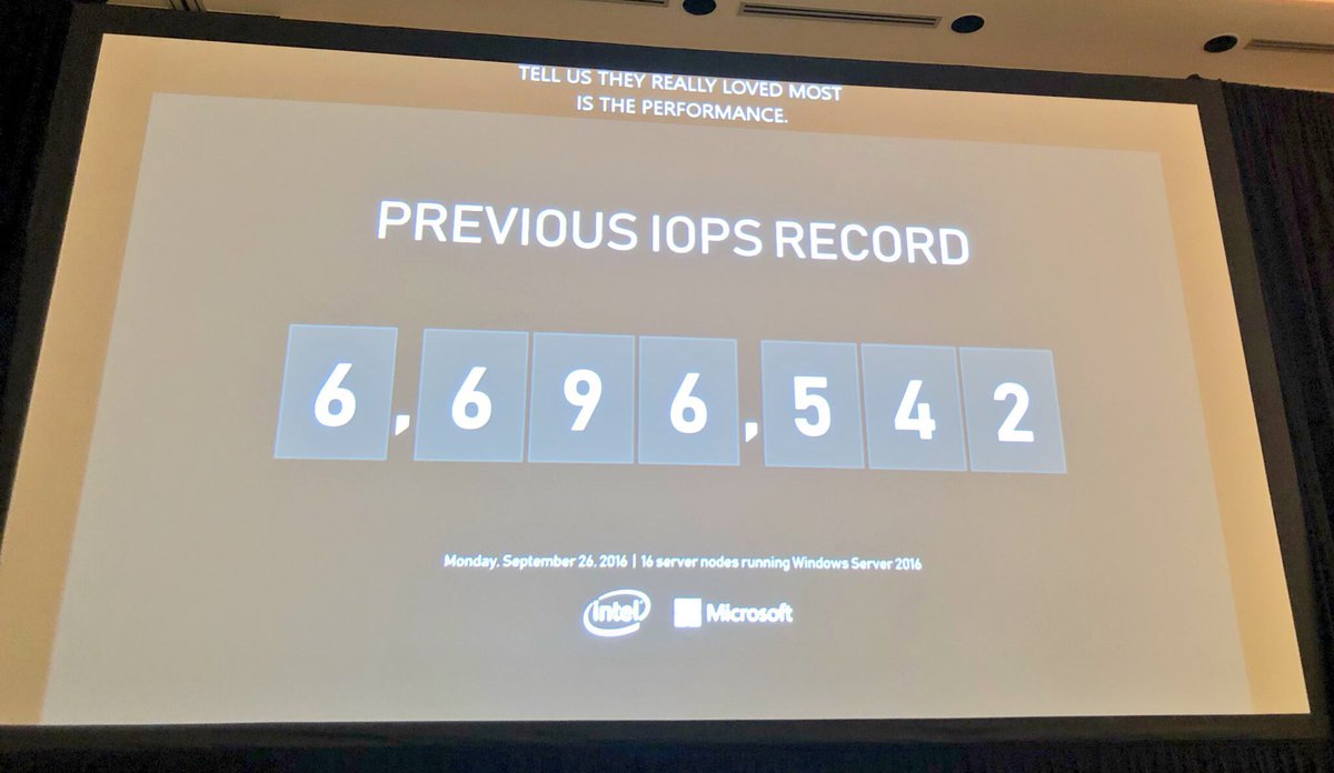 Exciting stuff! Low key breaking world records with Intel Optane DC Persistent Memory 🎉 #inteloptane #persistentmemory #optaneDC #over13Miops #worldrecord