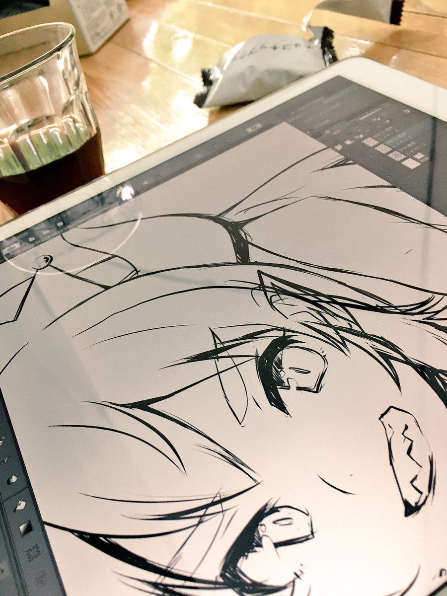 キャンプ場でも絵を描くアウトドア 