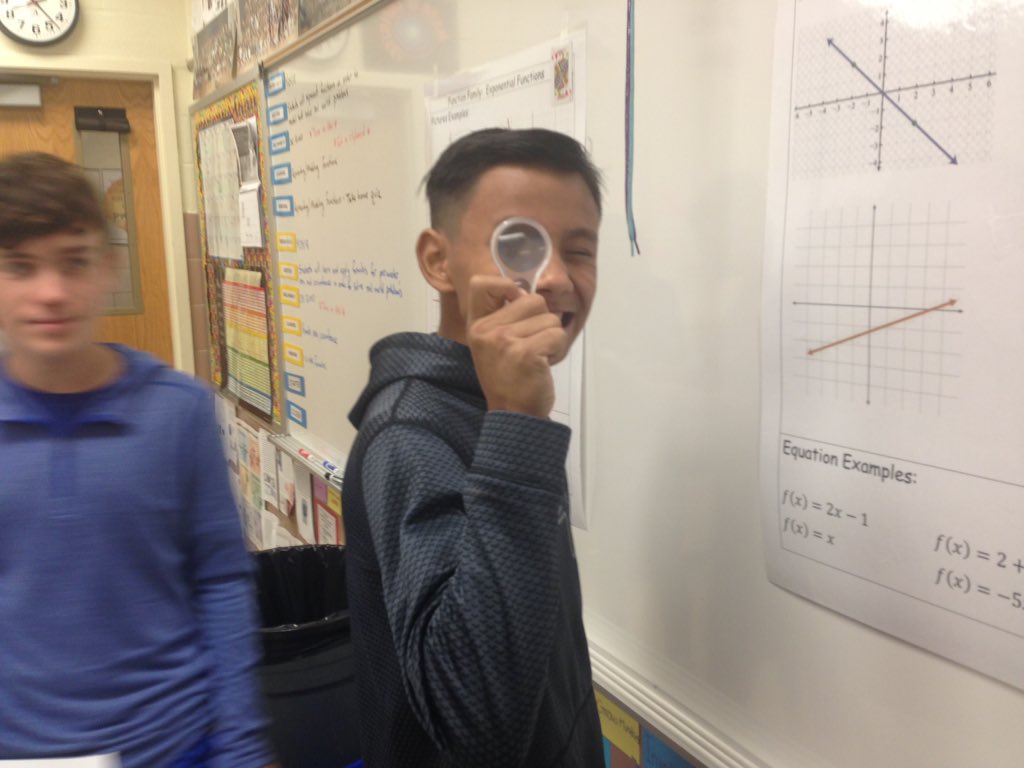 j_eisenberg87's tweet image. #algebra students @CatonsvilleMS complete a jigsaw activity and become detectives to figure out function family characteristics and &quot;solve&quot; for missing information.  Thank you @cscudiero1 for the activity &amp;amp; materials @BCPSMATH #creative #perseverant #literacyinmath #collegebound