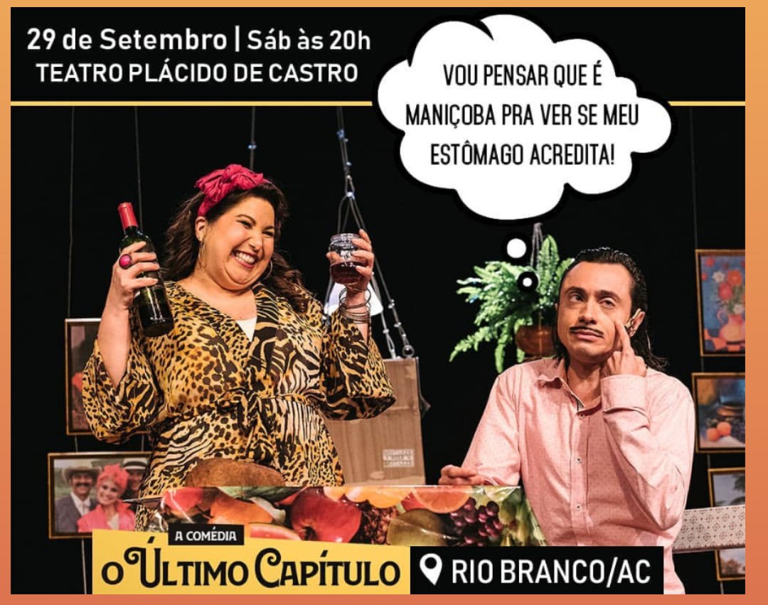 Bora pro teatro!!!! <a href="/oultimocapitulo/">O Último Capítulo 📻📺</a> 
#RioBranco #Acre