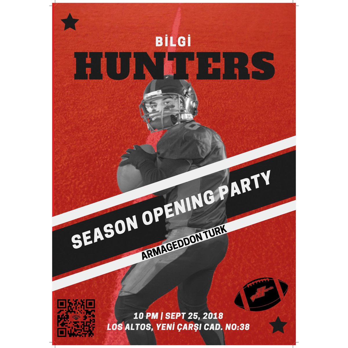 bilgihunters34's tweet photo. Hunters sezonu açıyor! 25 Eylül Salı akşamı Los Altos’a gel, #huntersnation ‘ın parçası ol! #bizkocamanbiraileyiz https://t.co/1qTTLGR1uP