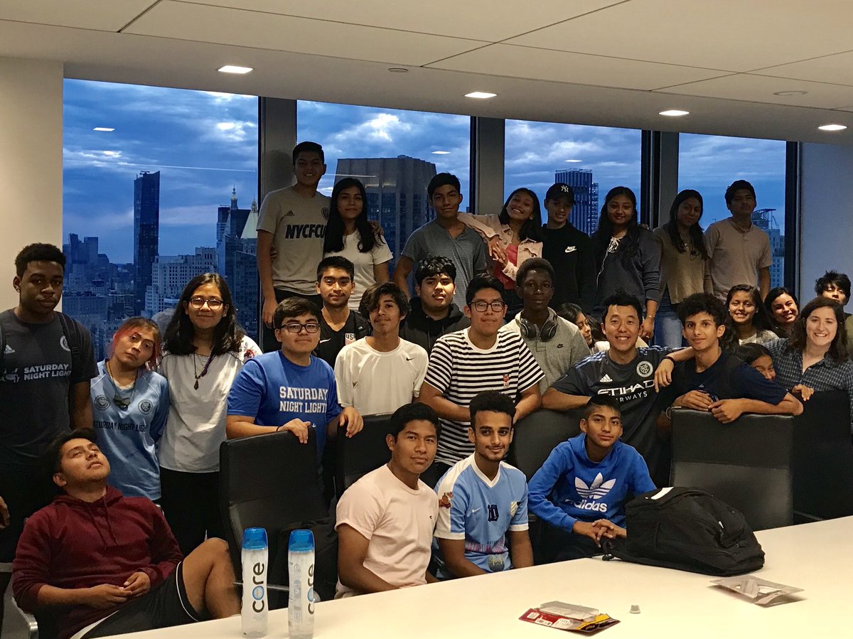 ChoEducators's tweet photo. HUGE thank you to @NYCFC &amp; Saturday Night Lights (Lilly, Brandi, &amp; Family) for collaborating with #LearningToSpeakSAT x @chrisXcho for a super successful night of SAT preparation and changing lives!       ⚽️💙#OnlyHardWork #LTSS #ChrisCho #NewYorkCityFootballClub https://t.co/79006R3KhL