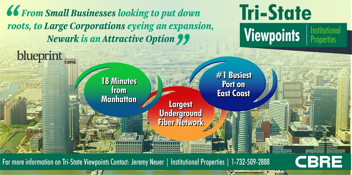 IGTriSuburbanIP's tweet photo. Reasons why #Newark is a resurgent city for business, as
seen in @blueprintcbre https://t.co/kVHwhvjKIQ #newjersey #infrastructure #fiber #cbre #econdev  #InvestInNJ https://t.co/AQguWNxwjE