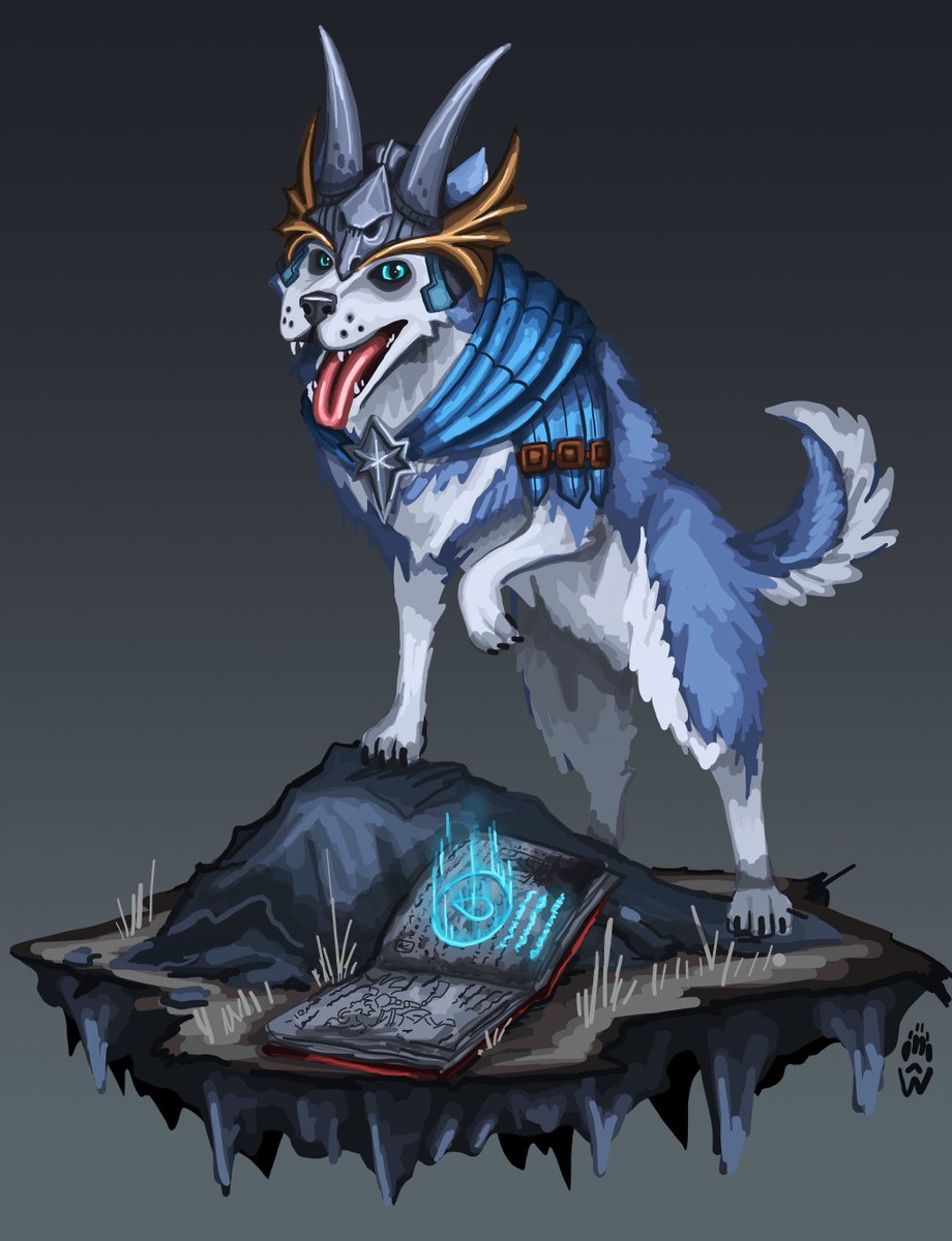 WolfdawgArt's tweet photo. Dust off the quest book and grab your new DOGGO! RS3 fan art of the best boi around, the new lore hound!

#fanart #doggo #lorehound #runescape @RuneScape https://t.co/zTgWAxTXPD