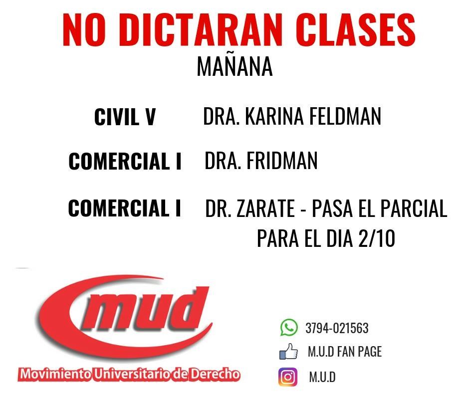 MUDDERECHOUNNE's tweet photo. Debido al #ParoNacional el día de mañana 25/09 no habrá servicio de colectivos y los siguientes profesores no darán clases hasta el momento.

#MudCed #2018 #2019 #MudSiempreDelLadoConLosEstudiantes https://t.co/TgrZ3DKv3S