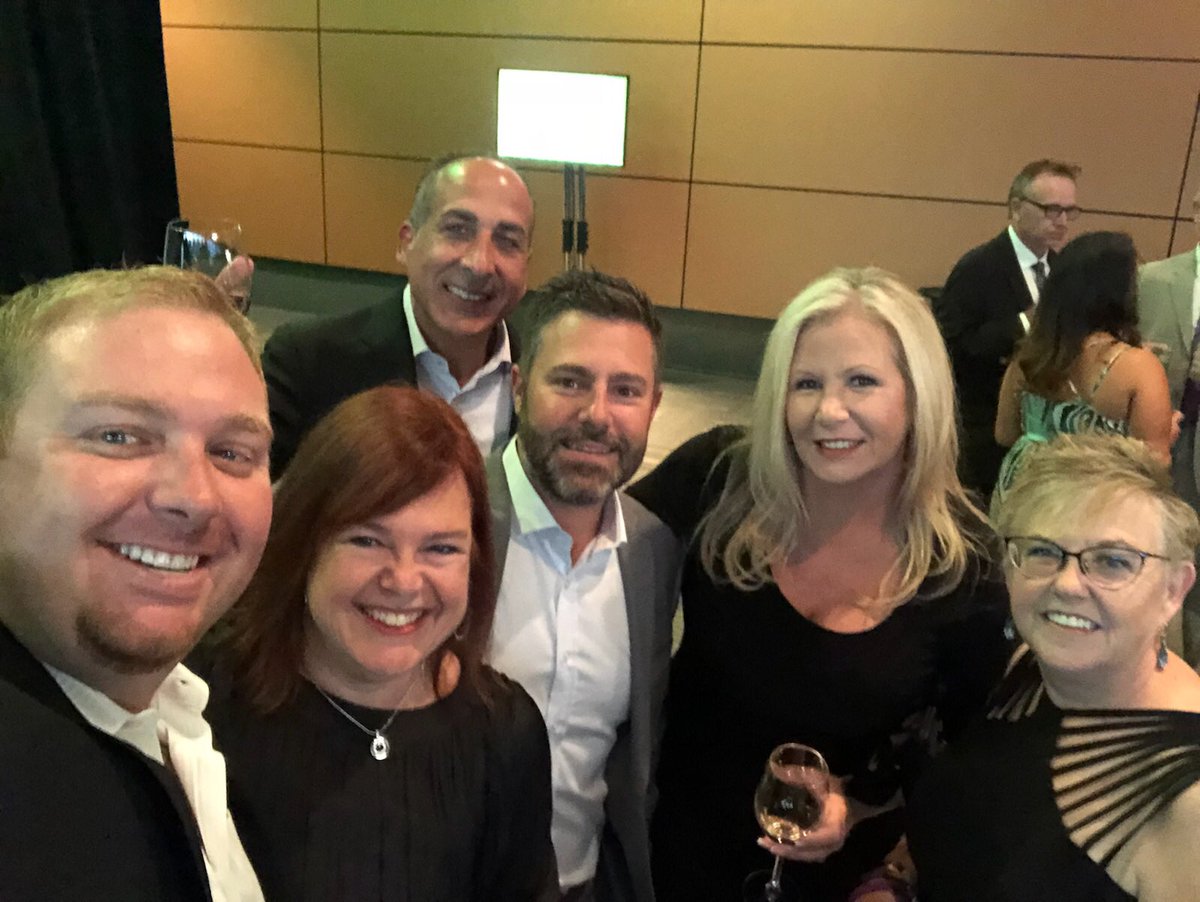 WestEndHBA's tweet photo. Enjoying a lovely evening at @OntarioHBA #OHBAconf18 President’s Gala with all our peeps! @tjohns_group @BDO_Canada @bamblecorp @starwardhomes @UrbnSoHamilton @SuzanneMammel https://t.co/4jrO9QplDe