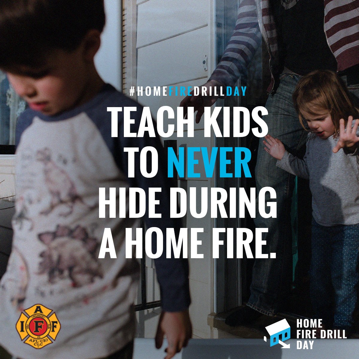 It is crucial to teach your kids to never hide during a home fire. Practice a fire drill with your family, so that when an emergency happens, everyone knows what to do and where to go! #HPFF #MyHendersonFire #HomeFireDrill #MakeSafeHappen