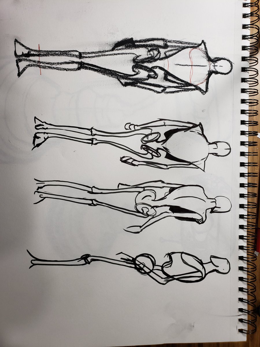 Zexanima's tweet photo. Just some loomis practice.  #andrewloomis #figuredrawing https://t.co/TczSWyZvap