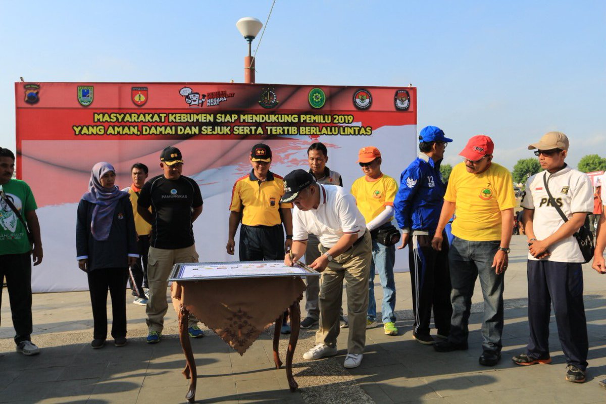 Sepakat pemilu 2019 tertib, aman dan damai.