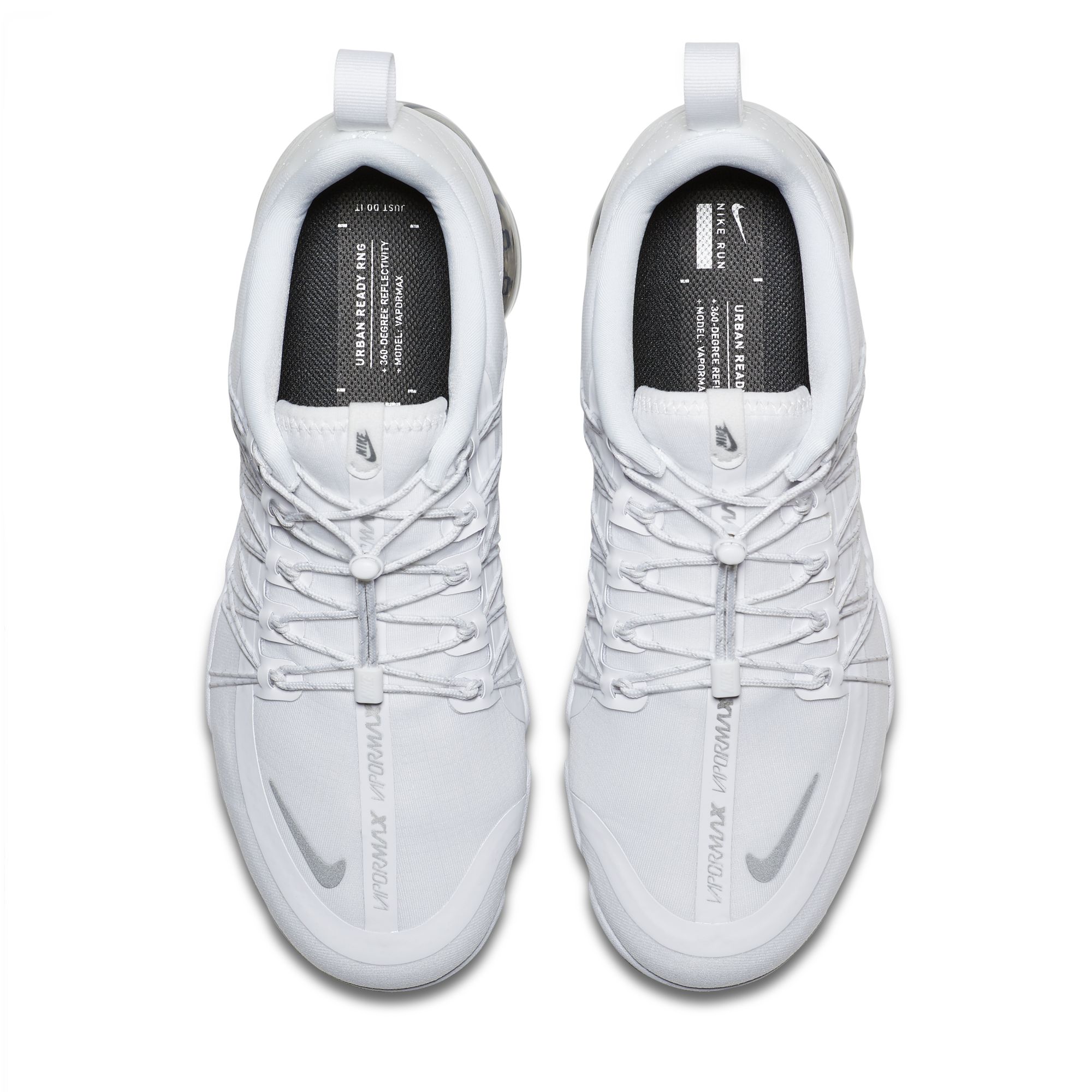 Air vapormax run utility white reflect silver outlet