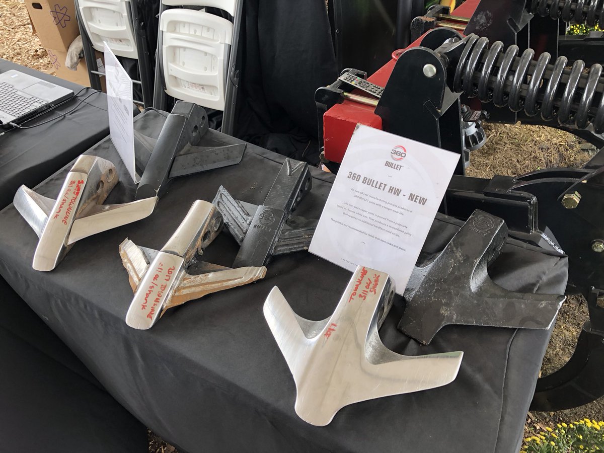 PrecisionBaker's tweet photo. Do you want more complete soil fracture out of your ripper this fall? Give us a call to see which @360yieldcenter Bullet Point is right for you! https://t.co/9gWzN4PDrh