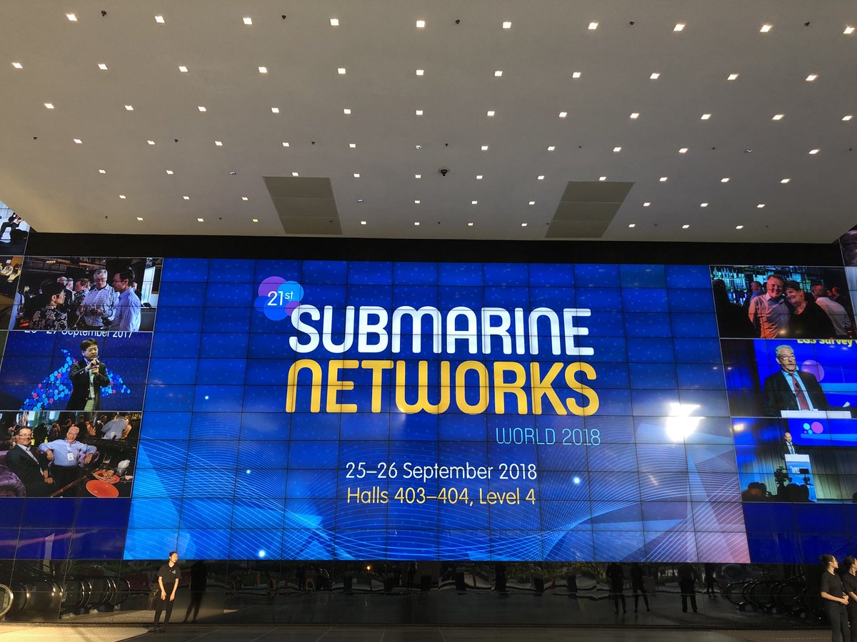 SubNetsWorld's tweet photo. Getting ready for @SubNetsWorld! Opening keynote starts at 0850am. Join us at Suntec Convention Centre, halls 404. https://t.co/yhHcpI3AWD