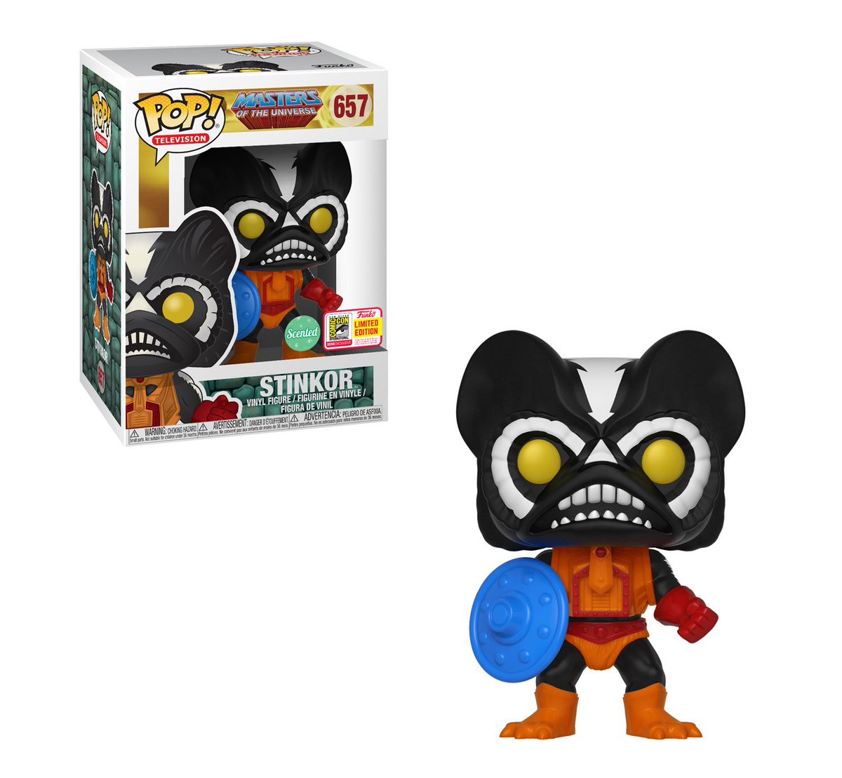 OriginalFunko's tweet photo. RT &amp; follow @OriginalFunko for a chance to WIN a SDCC exclusive Stinkor Pop! #MOTU #HeMan https://t.co/zOvwtCQ8M2