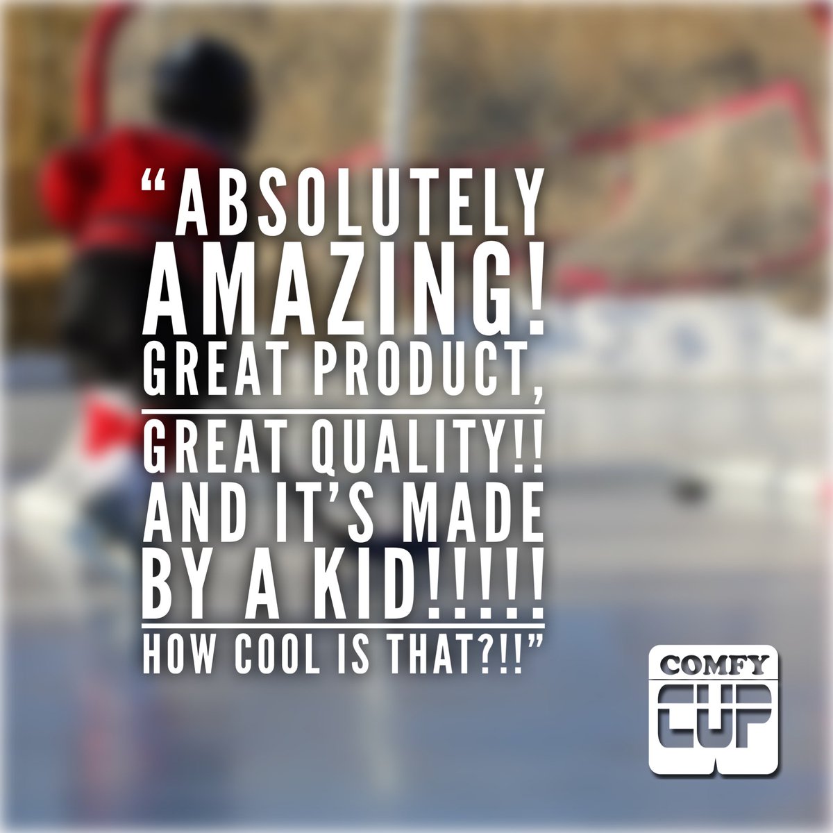 THECOMFYCUP's tweet photo. Absolutely amazing! Great product, great quality!! And it’s made by a kid!!!!! How cool is that?!! https://t.co/gCmvbumXok