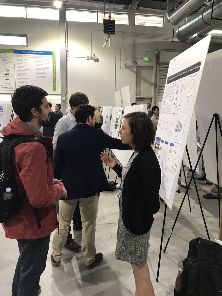 iSchoolSU_SGRC's tweet photo. Research team presenting #CommunityEnergy research @IBPC2018 Conference @SyracuseCoE #IBPC2018 #SmartGrid #EnergyCulture https://t.co/EtAXPBJQBc