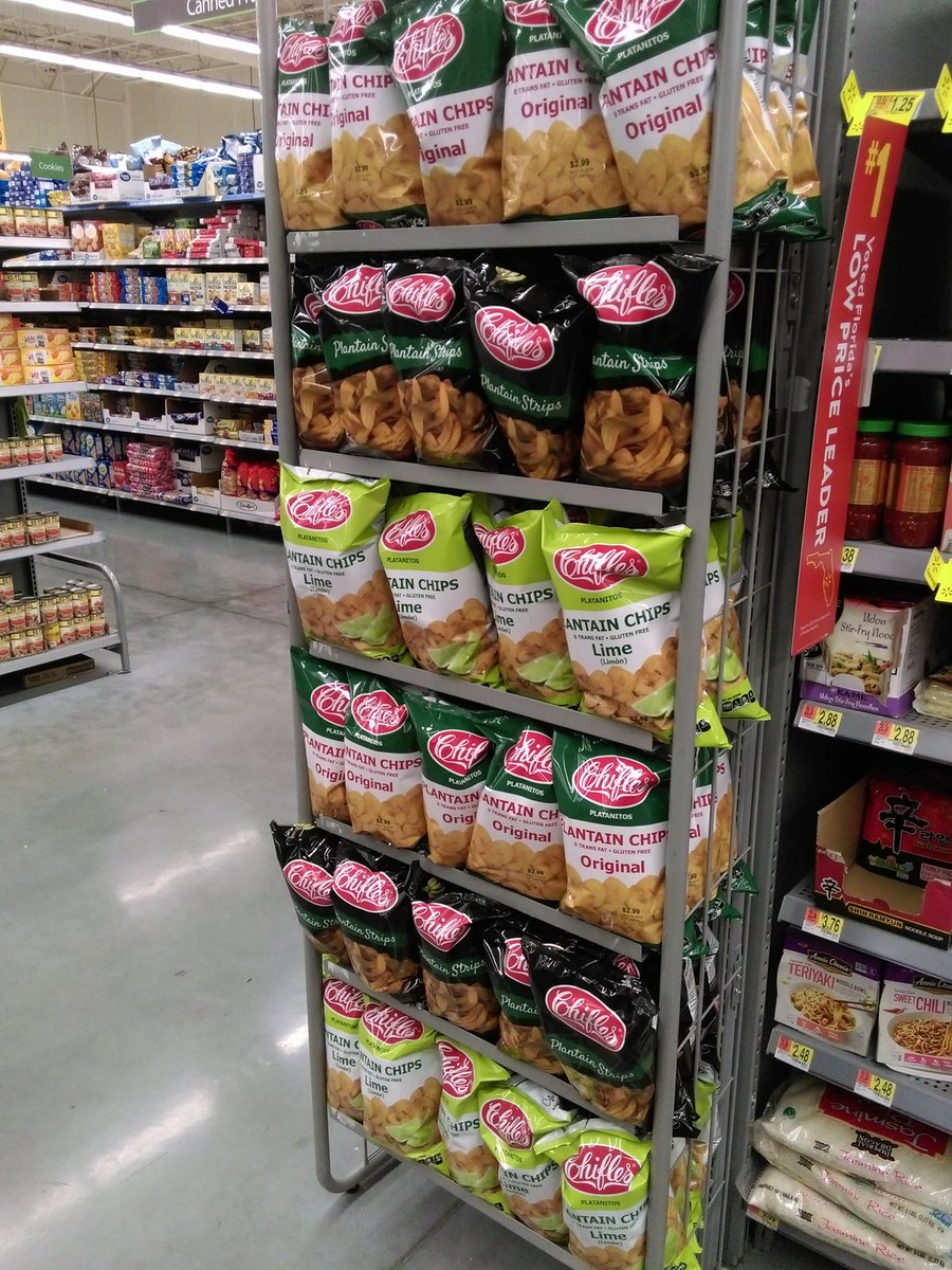 #More #great #major #news. For the very #firsttime in #history of #Walmart #Neighborhood #Market in #StLucieWest #SLW #PortSaintLucie #PSL #FL #Florida, we are having #Chifles #plantain #chips in that #store. #Simply #beautiful. #Enjoy #healthy #snack #building #up #success