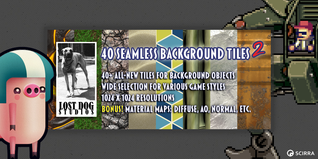 MakingGamesR's tweet photo. 40 MORE Seamless textures for tile backgrounds. 
https://t.co/qeRkOxI0Fb #GameDev #gameart https://t.co/8LYx8QqKeN