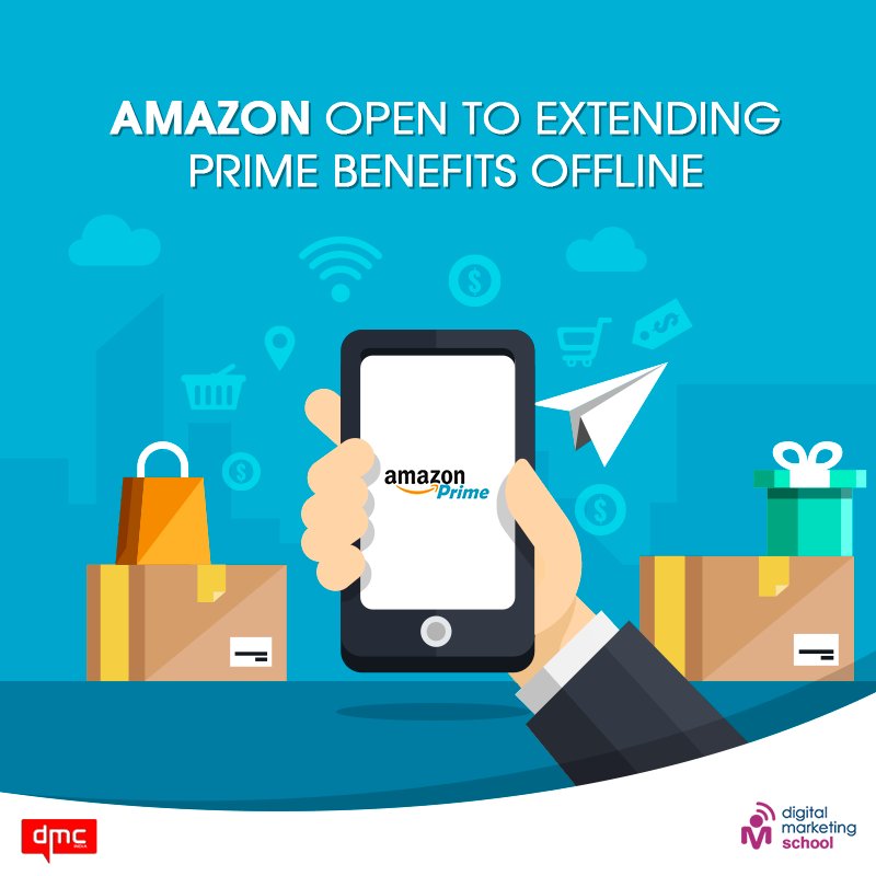DMSHyd's tweet photo. Amazon India is planning to allow offline use of Prime service to encourage frequent use of the programme. This new idea is on its way to attract more customers from small cities and towns.

#AmazonPrime #Amazon #SocialMediaMarketing #ECommerce https://t.co/ogIBkcV7Fr