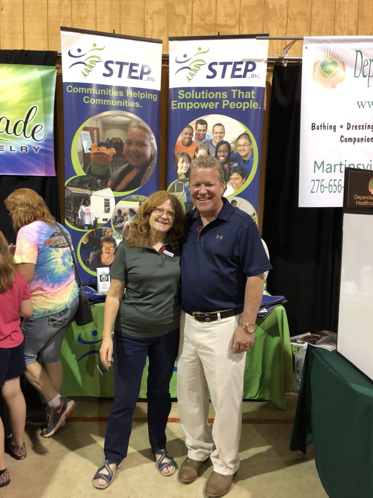 StepEmpowers's tweet photo. Senator Bill Stanley says he loves STEP! Yay for support from our government representatives! https://t.co/bRNZkewQos