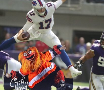 JimCKennedy's tweet photo. @sfenush @BriLace philly has a new mascot. But we have a real Flyer #bills #BillsMafia #onebuffalo https://t.co/sd6eM0BxR7