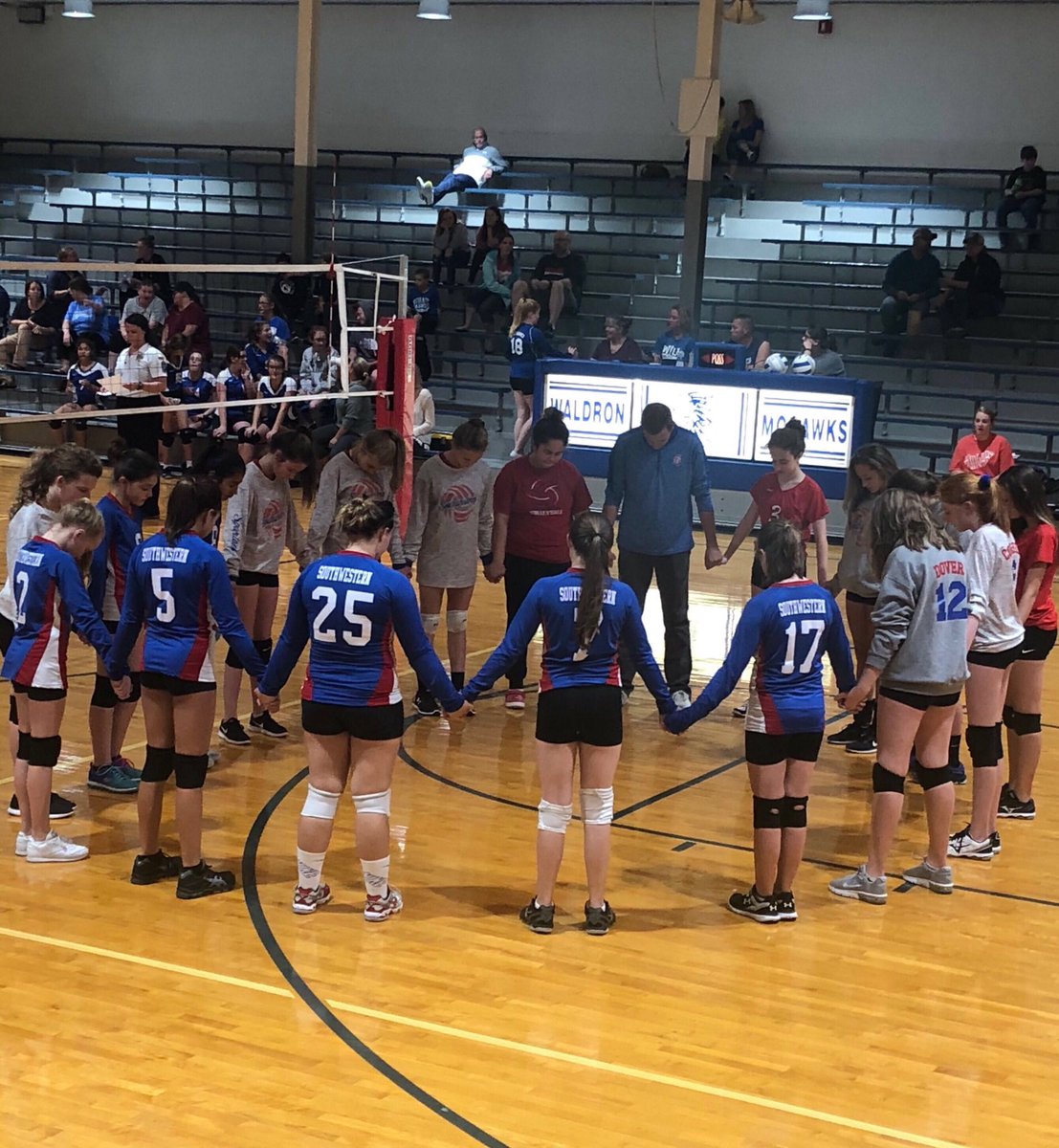 SWJHVB's tweet image. tonight, we played for Addison. 💙❤️ #PlayForAddison #SWJHVB