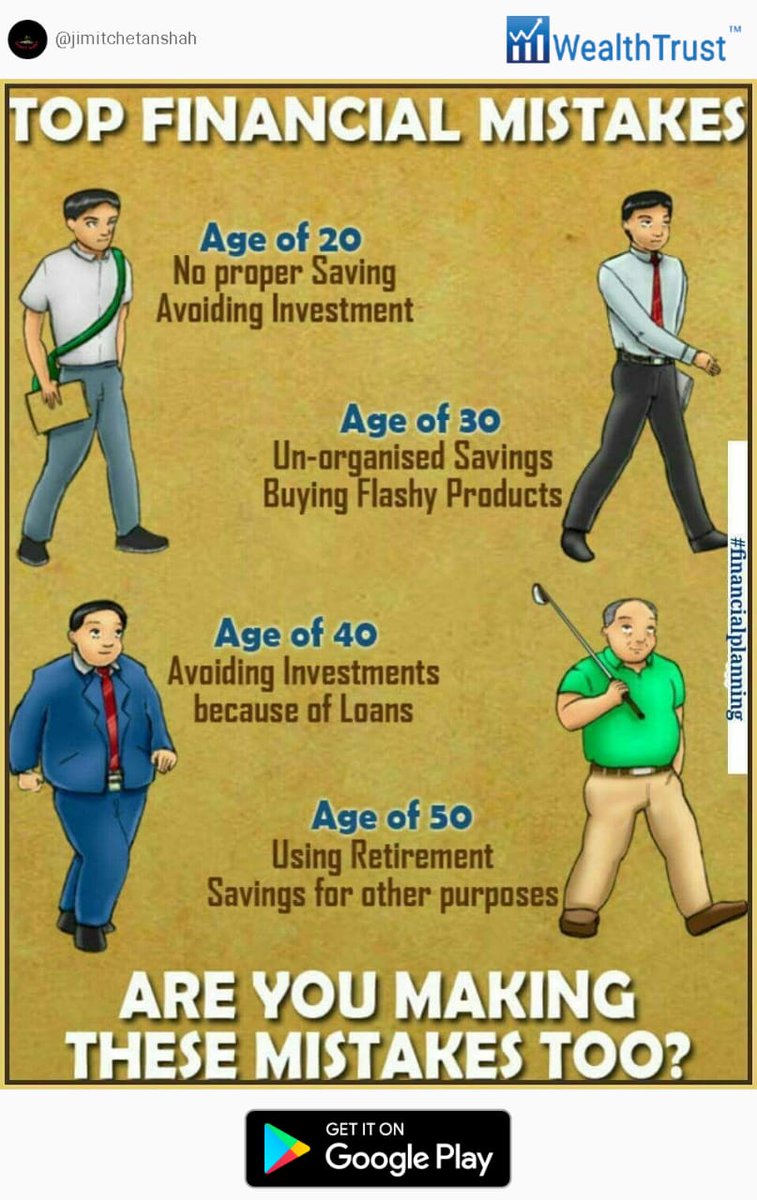 WealthTrust's tweet photo. Top Financial Mistakes.
Are you making these mistakes too?

https://t.co/JiovIohXle https://t.co/lcZ9oQgTsc