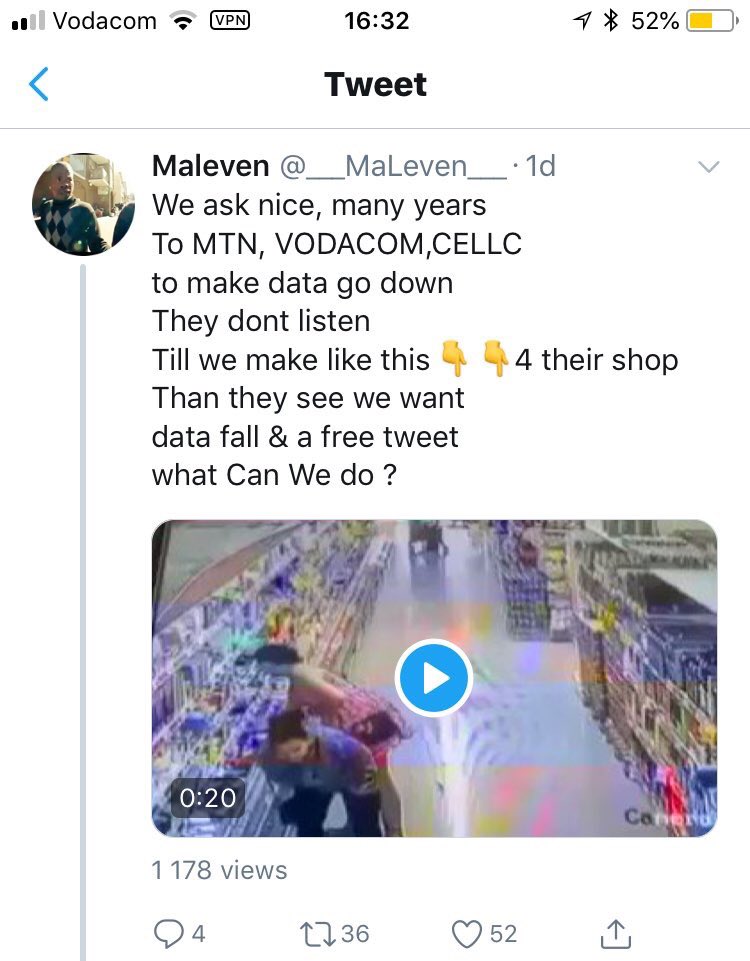 AdvoBarryRoux's tweet photo. Ma11 sending a warming to MTN. #RIPFreeTwitter 😔 😢 😭 😂 https://t.co/NvPlohuFkO