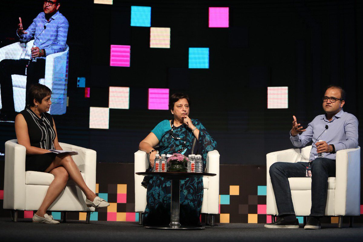“What makes an organization great is the culture and the people. And it’s a journey,” says Neelam Dhawan, Board Member, ICICI Bank, at the Leadership Cafe at the #AdobeForAll Summit. #AdobeLife