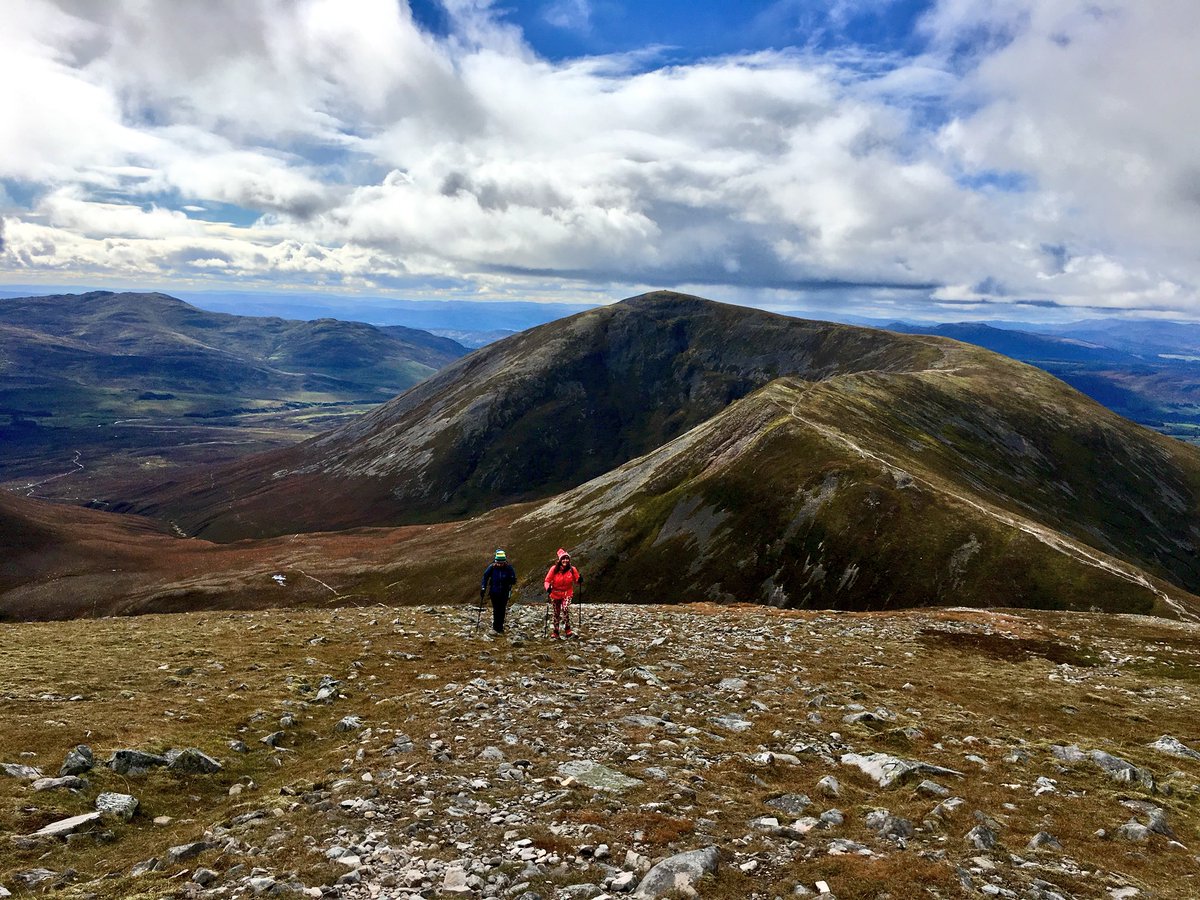 Beinn a’ Ghlo on Sunday. The tracks are currently being repaired by the #MendOurMountains campaign, you can get behind this campaign here - mendmountains.thebmc.co.uk/donations/cair…