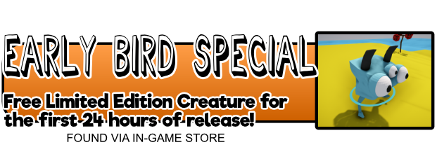 4WingedStudio's tweet photo. 3 Days left till the release of our game!

For 24 hours after the game has released there will be a free limited edition creature that can only be obtained by purchasing the game with in 24 hours!

#gamedev #unity3d #Steam #Unity #Multiplayer https://t.co/DhDE3iwysQ