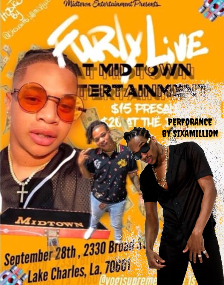 Pull tha fck up hoe SEP 28 Lake Charles @MidTown