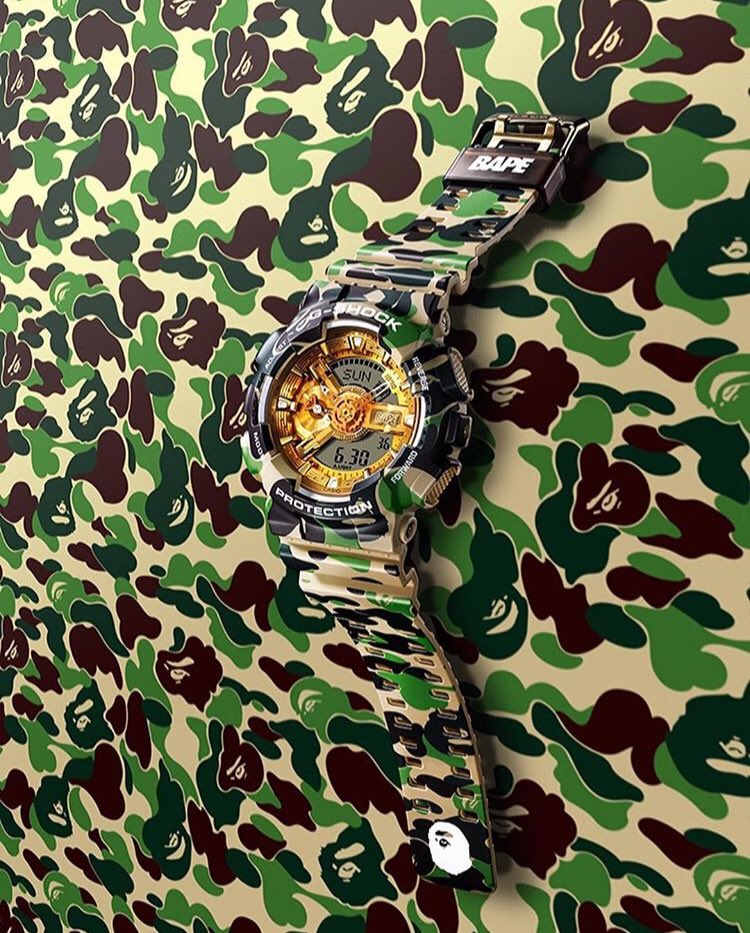 supreme bape collab 2018
