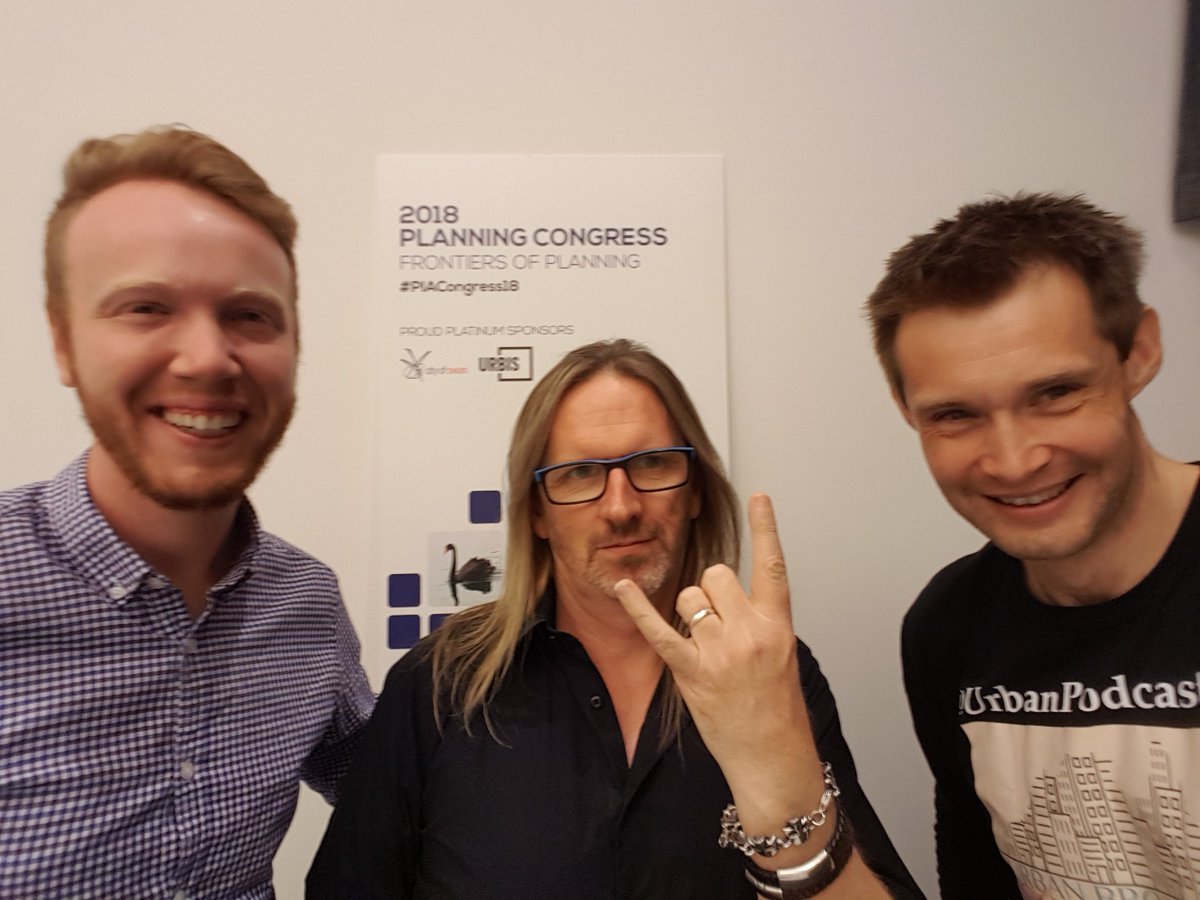 Planographer's tweet photo. Coming soon on @urbanpodcasts more #podcasts from @pia_planning #PIACongress18 from @drtonymatthews & @SubUrbanistaPod new eps with #ChrisOConnor, @TinleyMLA and @ThomasGardine20 #urbanplanning #wapol #auspol #USA #governmentpolicy #YoungPlannerOfTheYear @GeoPlan_UWA @ScienceUWA https://t.co/jPz28uxjqw
