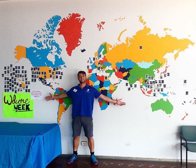 YMCAHonolulu's tweet photo. Our @nuuanuymca #welcomingweek World Map was a success! Thank you to everyone who agreed to take their Polaroid and post it on our map, or shared a fact about their Country!
We welcome everyone here at the YMCA no matter where you are coming from. #Yforโฆ https://t.co/dXs5h8srnz https://t.co/2z9LApUwac