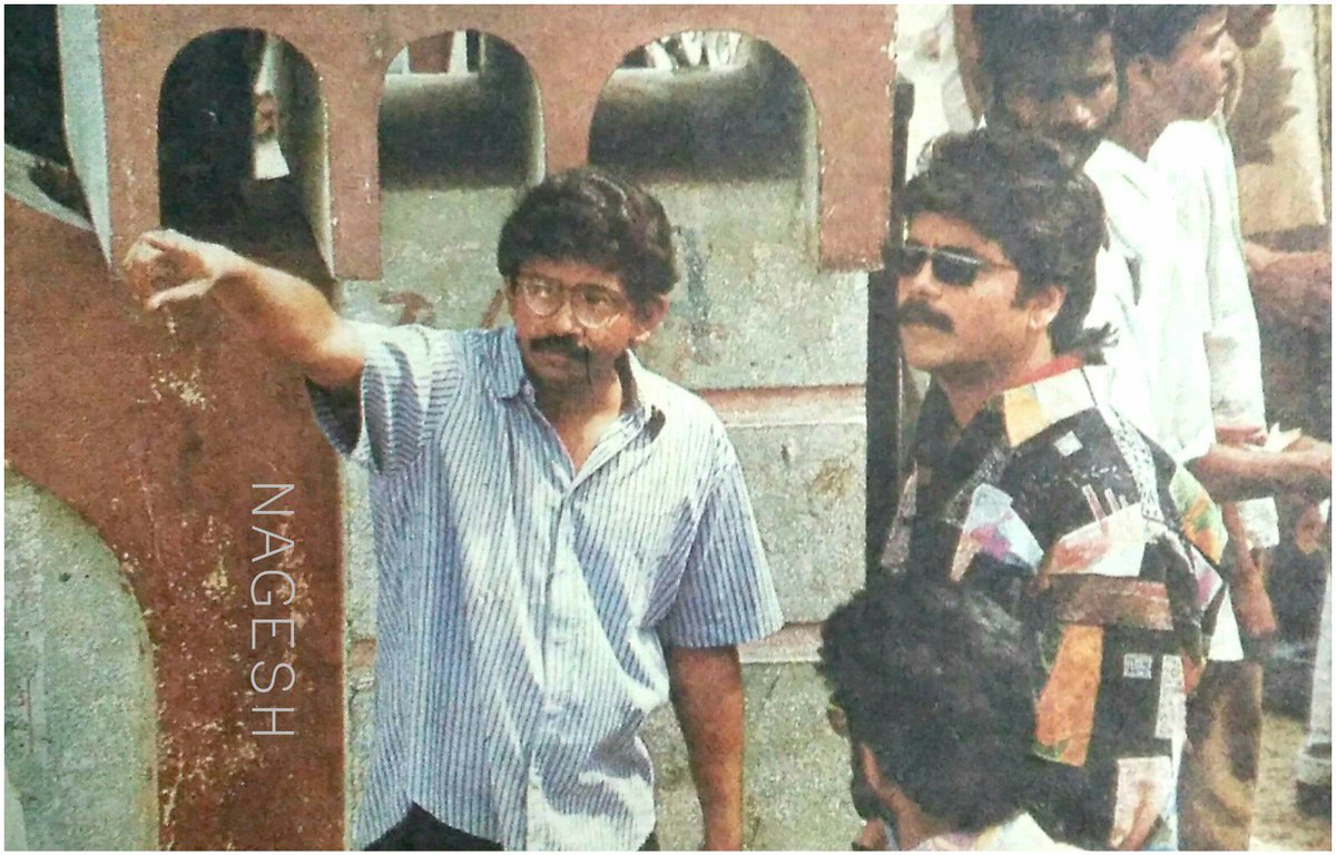 rao_goka's tweet photo. Rare & Unseen Pic Of @iamnagarjuna & @RGVzoomin 👇
#Throwback1994
#GovindaGovinda
@VyjayanthiFilms https://t.co/VHCucPbD0y