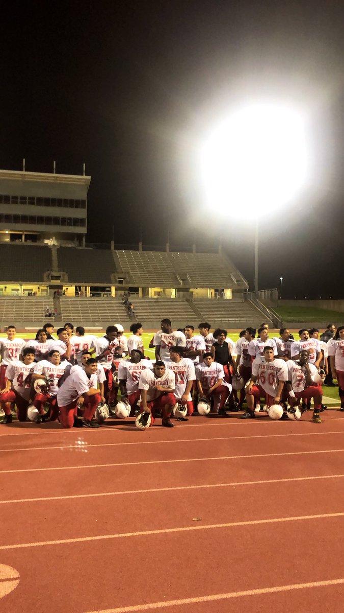 MissKatsMockler's tweet photo. Loved watching our @Stockard_ms football boys take a win over Greiner tonight! They truly...are keeping it #LitInTheCliff. #WeAreStockard https://t.co/vieQlg4CCt