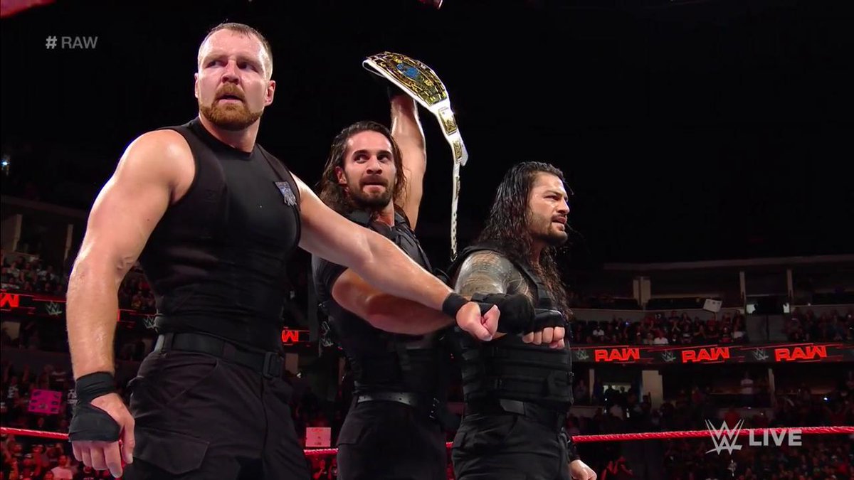 Did you think something else was going to happen? 😉 

#TheShield #RAW @TheDeanAmbrose @WWERollins @WWERomanReigns