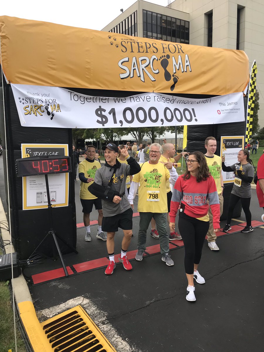 gabe_gembo's tweet image. I cherish the excellence of my hospital everyday but Sunday was the celebration it truly deserved! Thank you @OSUCCC_James and #stepsforsarcoma you cured me of cancer and I am forever grateful! Special thanks to everyone on #BrutusBrigade as we fundraised $5100 for research!