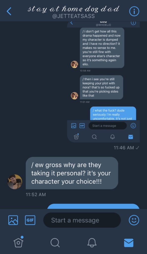 SHUTUPHARPER's tweet photo. / @JETTEATSASS .... who are YOU defending, exactly? https://t.co/e0HH5R7g69
